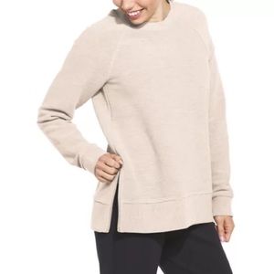 New Recreation Maggie Side Zip Crewneck